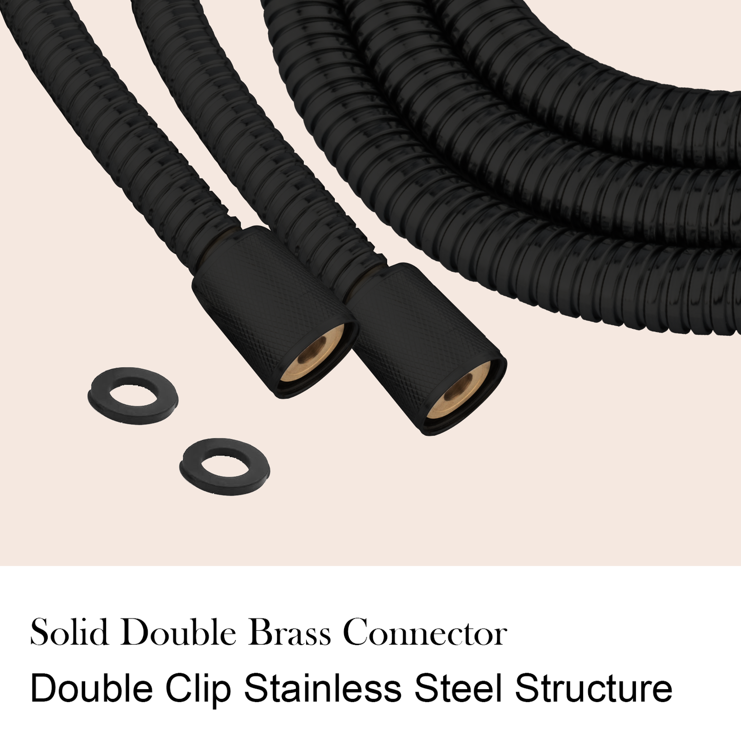 Shower Hose 59 inches Shower Hose Replacement Stainless Steel Hand Held Shower Hose for Shower Head