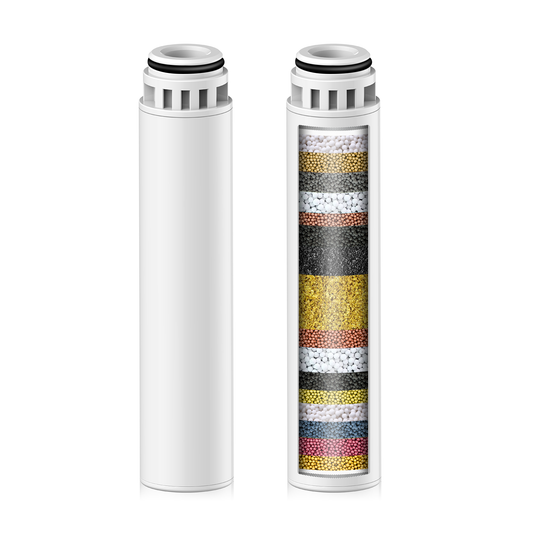 Shower Filter Replacement Cartridge for Handheld Shower Head - 2 Pack Multi Stage Water Softener Filters for Hard Water - Remove Chlorine and Harmful Substances